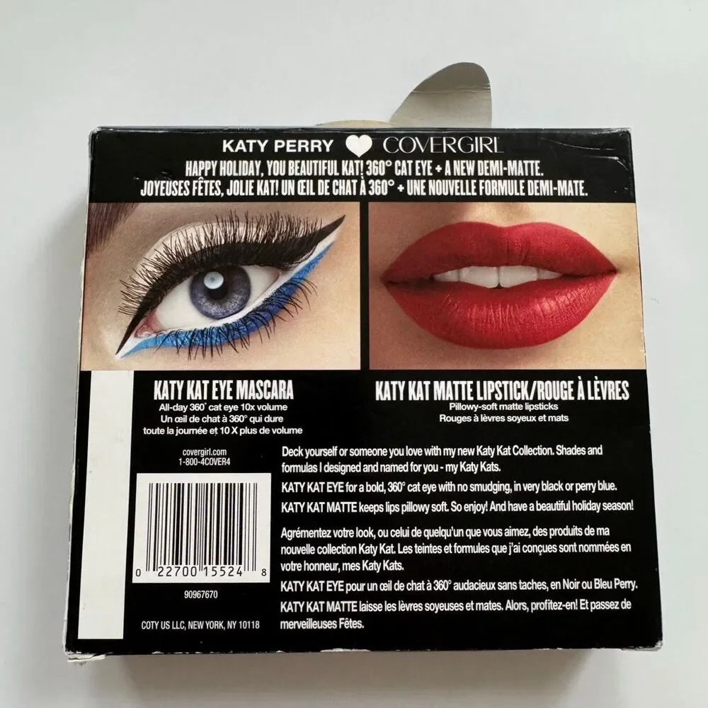 NEW Katy Perry X Covergirl Collection 800 Very Black KP05 Crimson Cat Lipstick